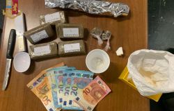Droga, furti ed estorsione, dieci arresti ieri a Roma