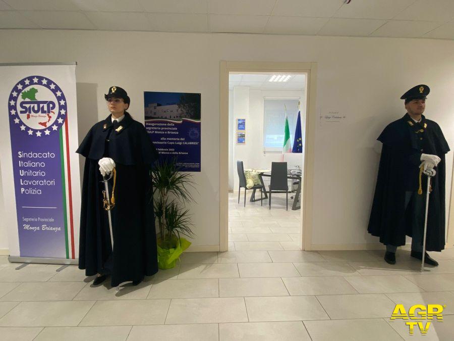 Questura Monza e Brianza: Inaugurata sede Sindacato Italiano Unitario Lavoratori Polizia - SIULP