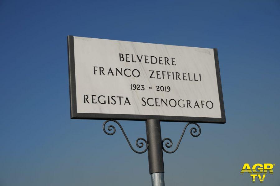 Targa ricordo a Franco Zeffirelli