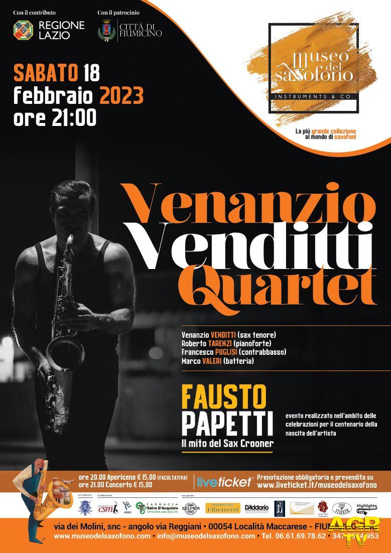 Venanzio Venditti Quartet al museo del Sax Maccarese