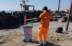 Fiumicino Passo della sentinella lavori bonifica