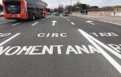 Tiburtina, ripristinata la segnaletica stradale modificata da ignoti