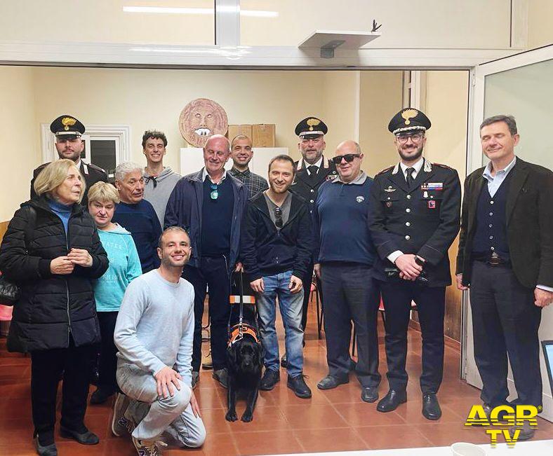 Carabinieri incontro con iscritti Unione Italiana Ciechi ed Ipovedenti per la prevenzione