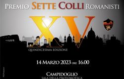 Premio Sette Colli il 14 marzo al Campidoglio