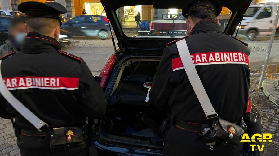 Subiaco, posti di blocco dei carabinieri, tre denunce per guida sotto l'effetto di sostanze stupefacenti ed alcol