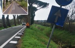 Via dei pescatori, più pericoloso andare in bici