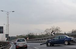 Incidente stradale sulla Roma fiumicino