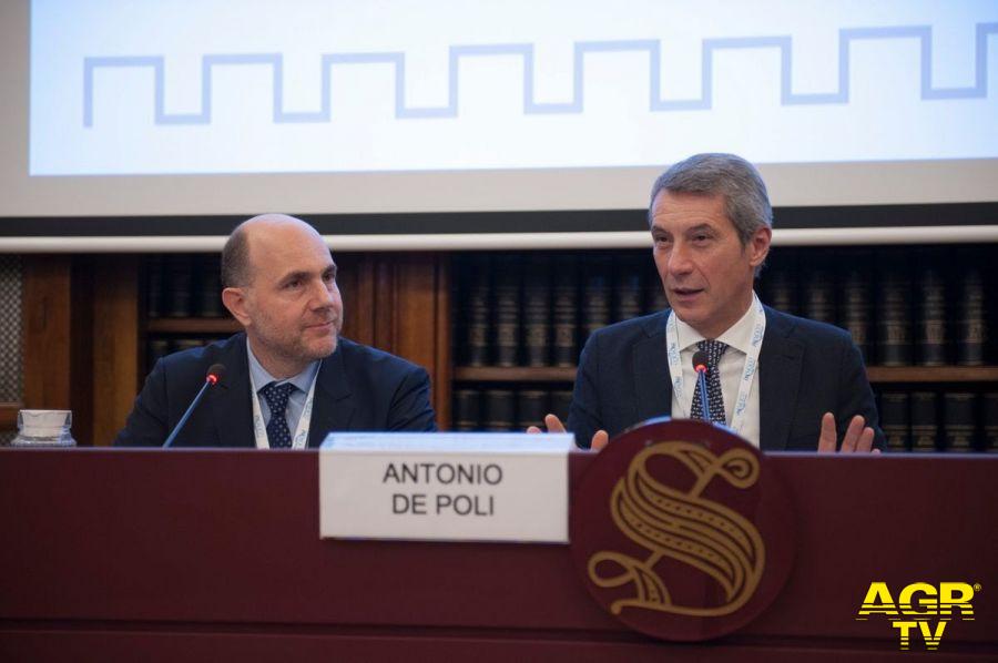 Il presidente dell'Unpli, Antonino La Spina, e il senatore Antonio De Poli
