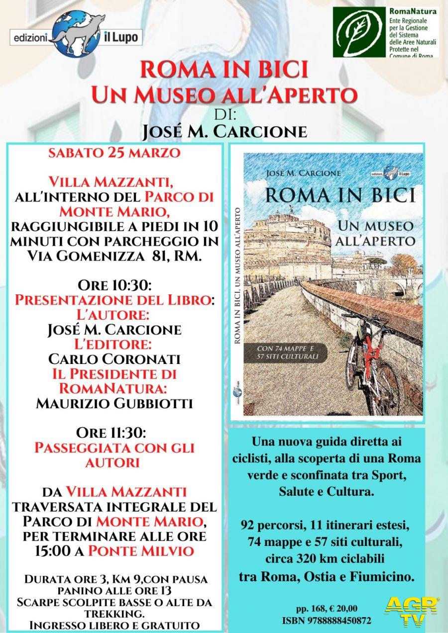 Roma in bici locandina presentazione evento