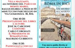 Roma in bici, la nuova guida per i ciclisti presentata a Villa Mazzanti, a seguire passeggiata fino a Ponte Milvio