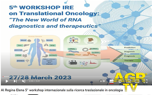 Workshop sanitario istituto regina elena ricerca RNA locandina