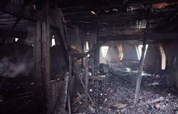 Formia i danni dell'incendio che ha danneggiato chesa e villaggio Don Bosco