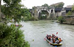 discesa del Tevere a Roma