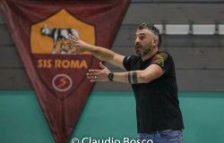 SIS ROMA ph credit Claudio Bosco il coach Marco Capanna