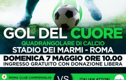 Il Gol del cuore quadrangolare di calcio a undici per beneficienza