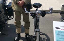 la sotrica bici Bianchi usata dai carabinieri