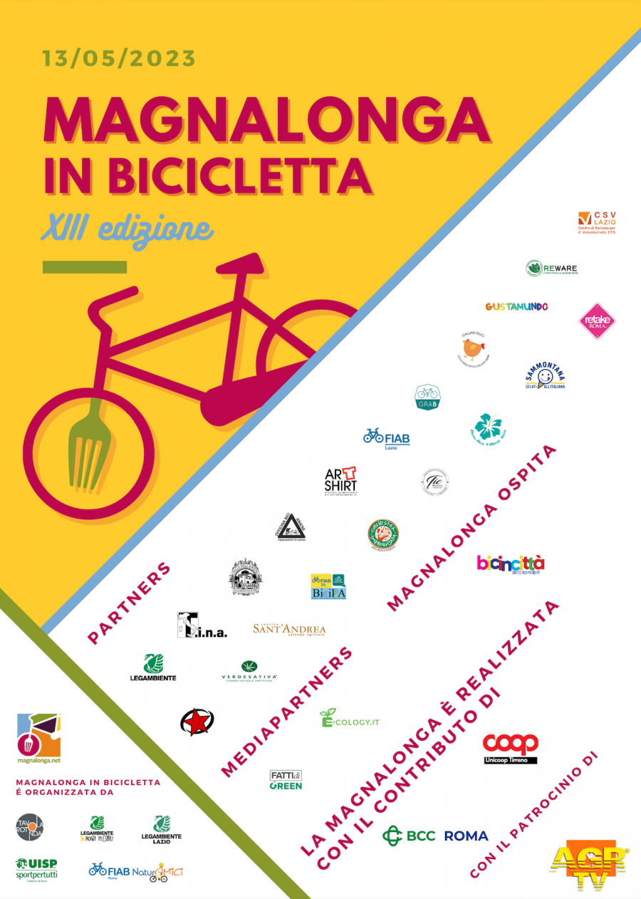 Magnalonga in bicicletta locandina evento