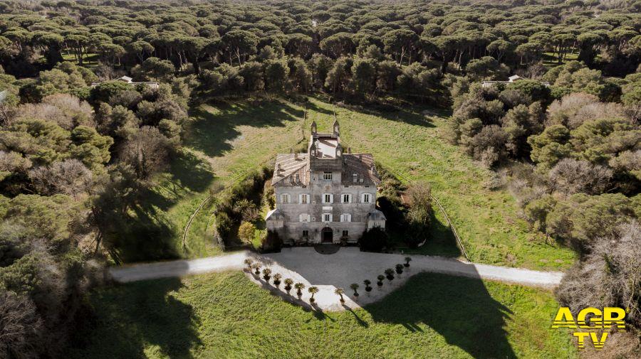 Castello Chigi visto dal drone ph credit Mario Martignetti credit Castelfusano