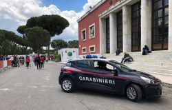 Carabinieri controlli Internazionali di tennis al Foro Italico