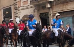 Roma, a piazza di Siena l'Italia Polo Challenge