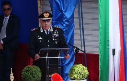 Inaugurazione caserma carabinieri Africo Novo gen.le Teo Luzi