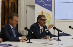 Vito Cozzoli e Claudio Barbaro alla presentazione evento sportivo