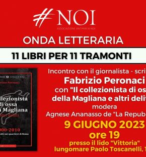 Ostia, al Vittoria Fabrizio Peronaci presenta il suo libro: Il collezionista di ossa della Magliana e altri delitti”