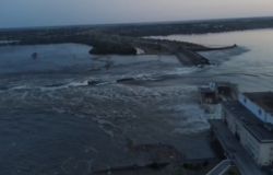 diga di Kakhovka a Kherson