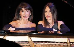 Maccarese, al museo del sax, lo spettacolo Crazy piano con Barbara Cattabiani e Claudia Agostini
