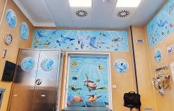 I colori del mare inaugurata all'ospedale Gaslini la nuova opera di Ospedali dipinti