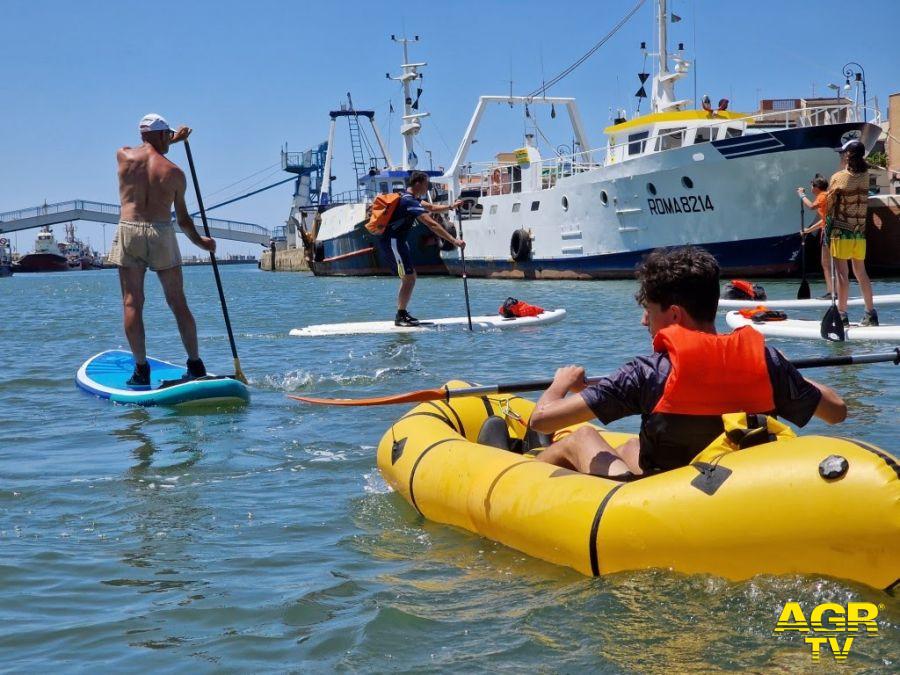 Fiumicino Paddling Festival discesa della foce