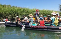 Fiumicino Paddling Festival discesa della foce