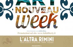 Locandina Art Nouveau week di attività a Rimini
