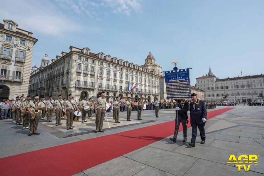 Il Medagliere schierato nella piazza ph credit Jessica Pasqualon