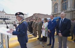 Il Gen,le di Brigata Pierlui Genta nel corso del suo discorso ph credit Jessica Pasqualon