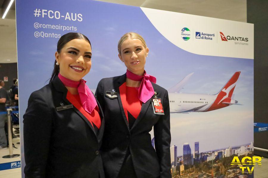 Qantas linea aerea Australiana torna a Roma
