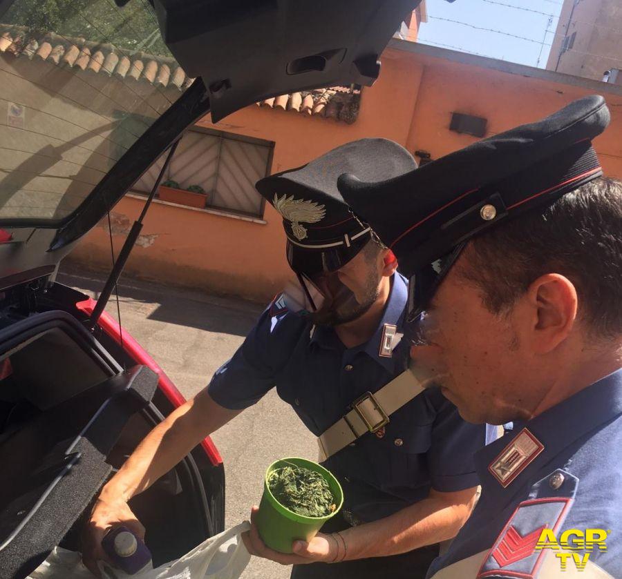 Carabinieri droga sequestrata