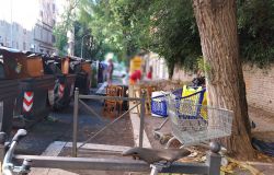 Polizia operazioni antidegrado quartiere