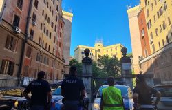 Polizia controlli antidroga Monteverde