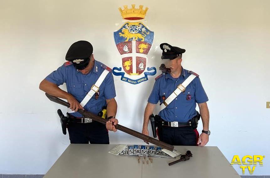 Carabinieri Bracciano armi sequestrate