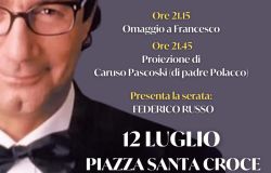 Dammi un bacino!, la festa per Francesco Nuti mercoledì 12 luglio in piazza Santa Croce