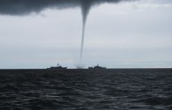 Margherita di Savoia (Puglia), per la prima volta in Italia esercitazione della Protezione Civile sulla spiaggia in caso di Tornado