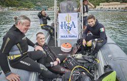 Portovenere, Insieme in immersione, stage con i subacquei disabili di HSA ed i sub della Marina