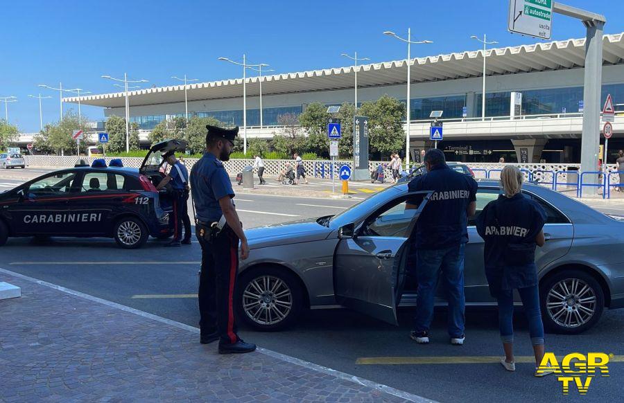 Aeroporto di Fiumicino: Controlli dei Carabinieri