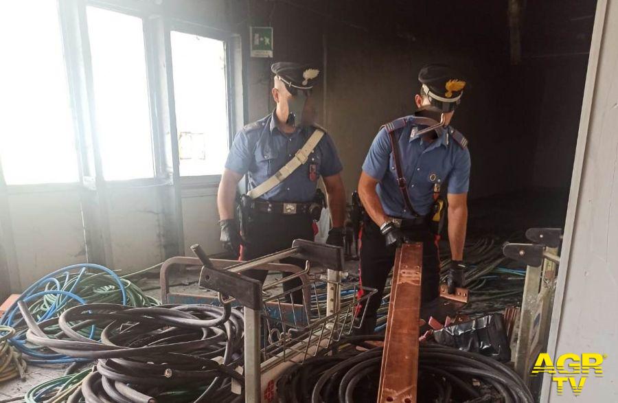 Carabinieri arresti per furto di rame