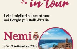 8, 9, 10 Settembre: Torna a Nemi (RM) l'appuntamento con Borgo diVino, l'evento di degustazione più atteso nel Borgo romantico dei Castelli Romani