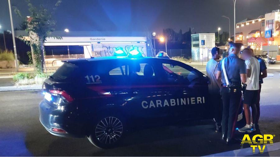 Carabinieri i controlli notturni anti-spaccio