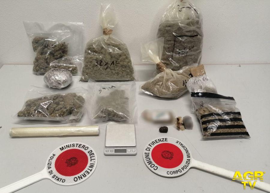 Pungente odore di droga fuoriesce da un appartamento a Novoli: la Polizia di Stato sequestra 2 kg di “fumo”
