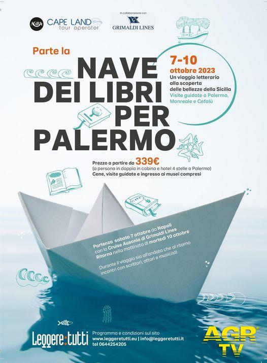 Nave di libri per Palermo locandina iniziativa