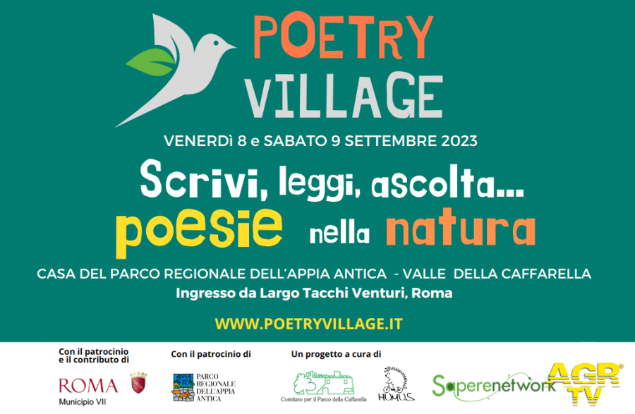 Poetry Village locandina evento